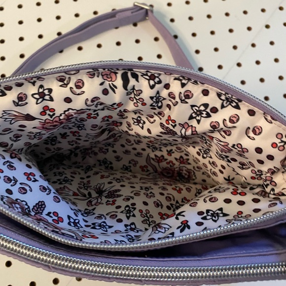 Vera Bradley Lilac Quilted Crossbody Bag - Picture 4 of 6